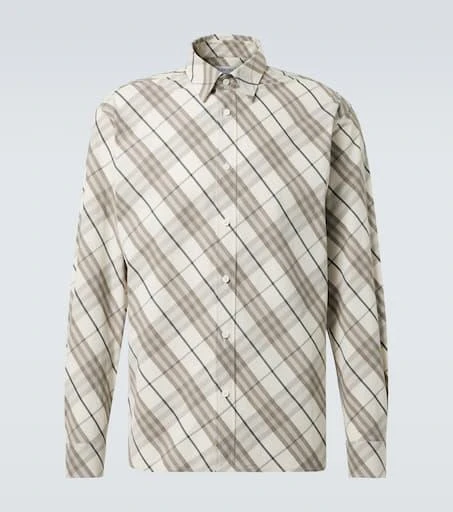 Burberry Burberry Check cotton overshirt 1