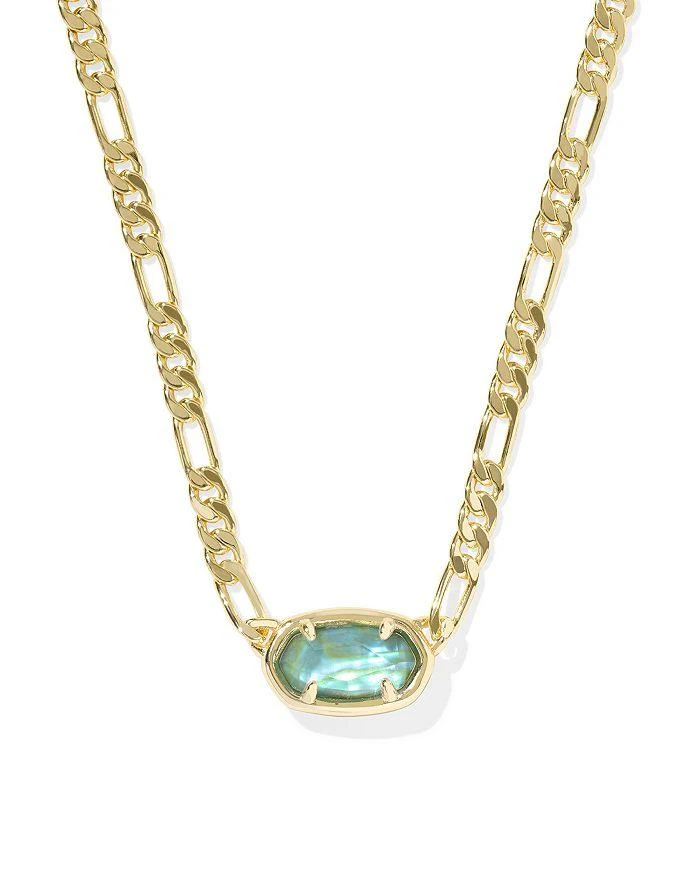 Kendra Scott Elisa Figaro Chain Short Pendant Necklace, 16"-19" 1