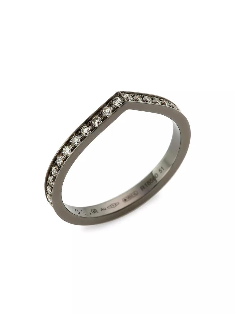 Repossi Antifer Black Platinum & Diamond Ring 1