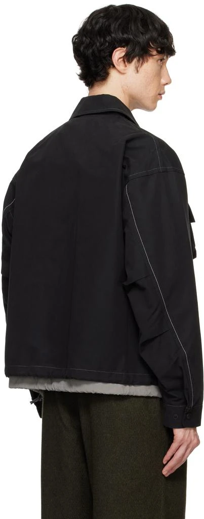And Wander Black C/PE Twill Field Jacket 3