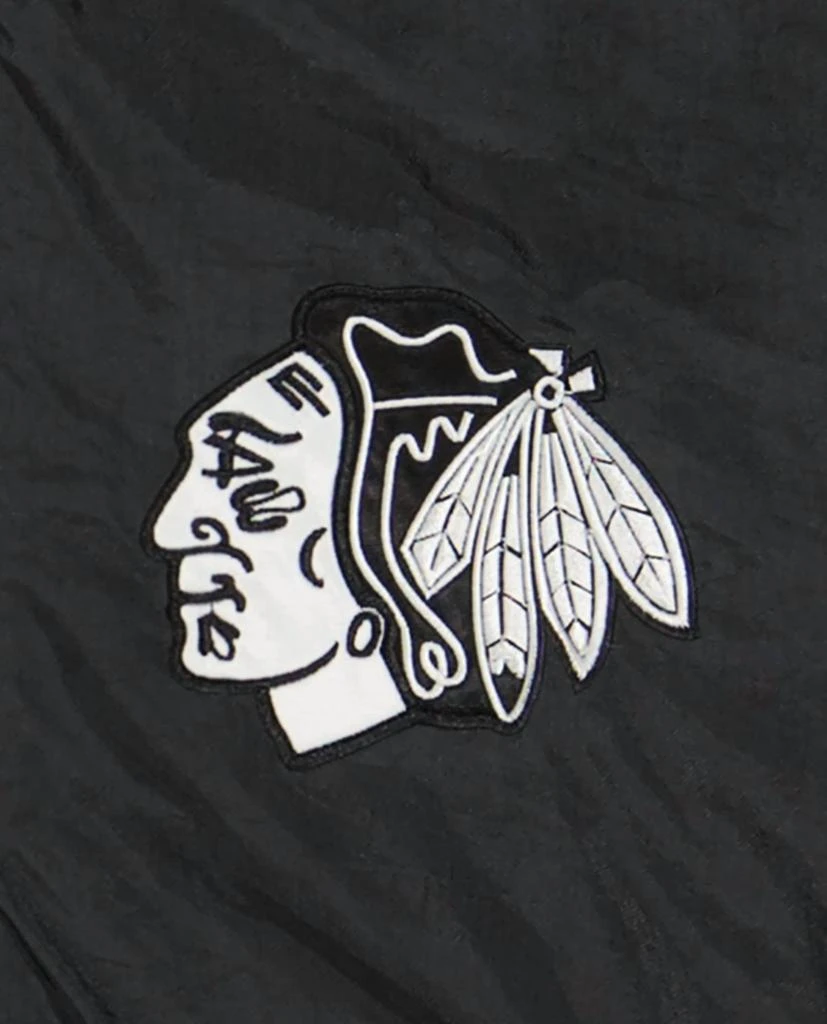 Starter Starter - Men's Chicago Blackhawks Pullover Half-zip Hooded Prospect Jacket 4