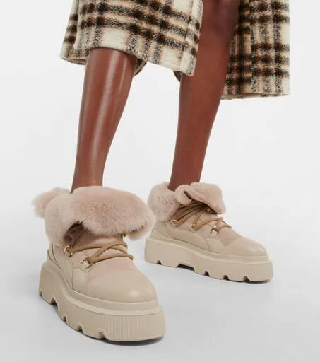 INUIKII Endurance shearling-lined suede boots 4