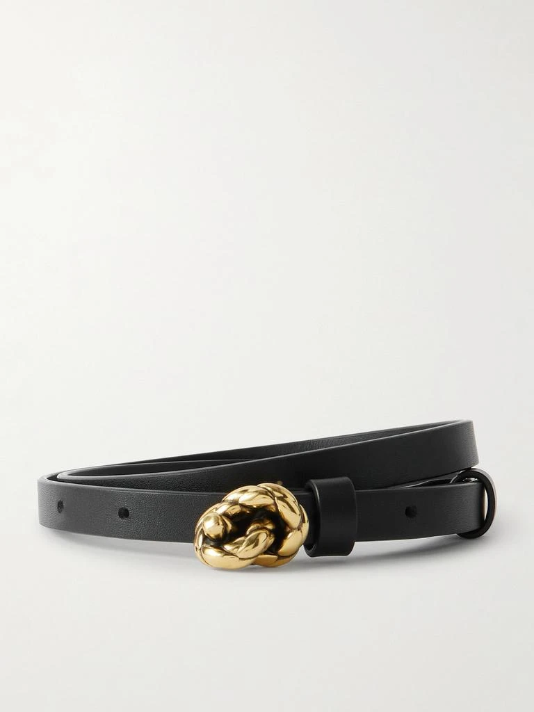 Bottega Veneta Knot Embellished Leather Belt