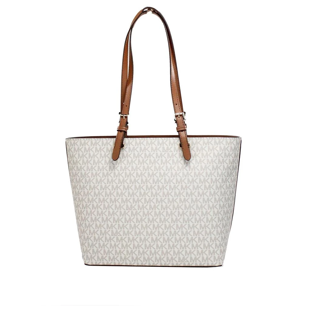 Michael Kors Jet Set Medium ivory Double Pocket Tote Women's Bag 3