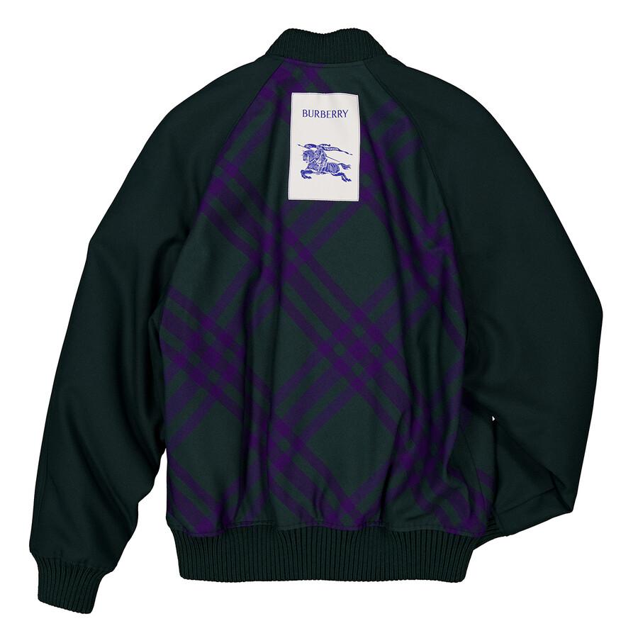 Checked Reversible Bomber Jacket With Zipper – On Sale Now with Up