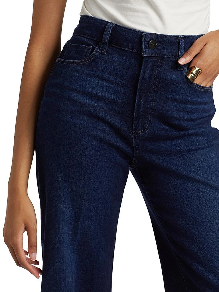 Paige Anessa Stretch-Denim High-Rise Crop Jeans 6