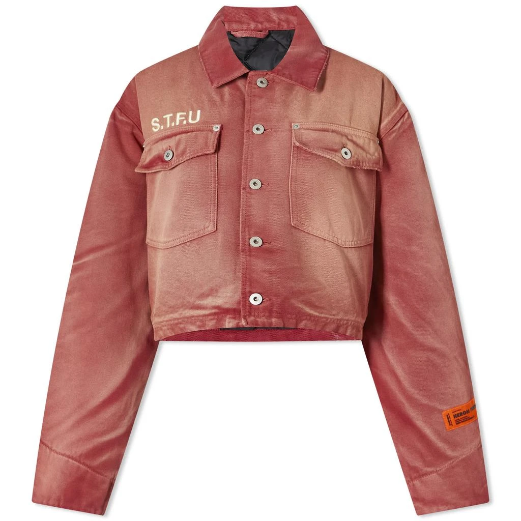 Heron Preston Heron Preston Distressed Canvas Jacket 1