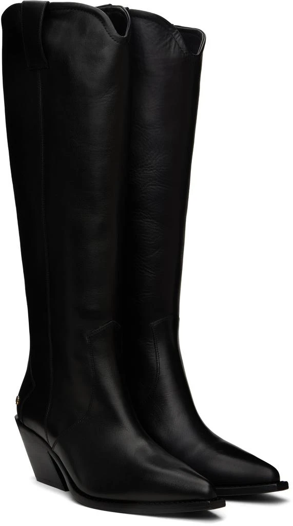 ANINE BING Black Tania Tall Boots 4