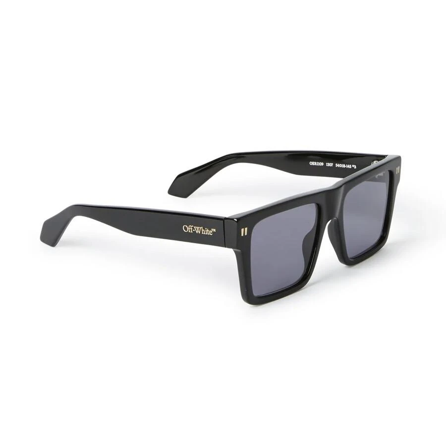 Off-White OERI109 LAWTON 1307 Sunglasses Black Square Frame, Dark Grey Lenses Off-White LAWTON Dark Grey Square Unisex Sunglasses OERI109  main image 2
