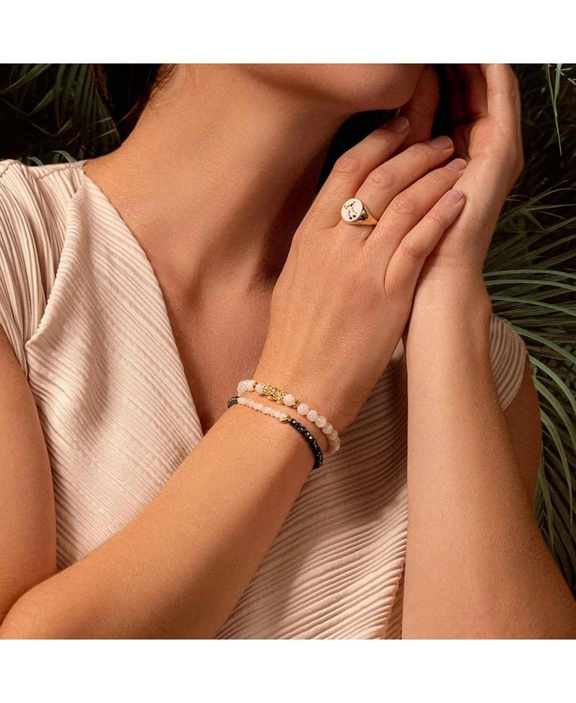 Karma and Luck Visualize Light Moon Hematite Moonstone Luck Bracelet 2