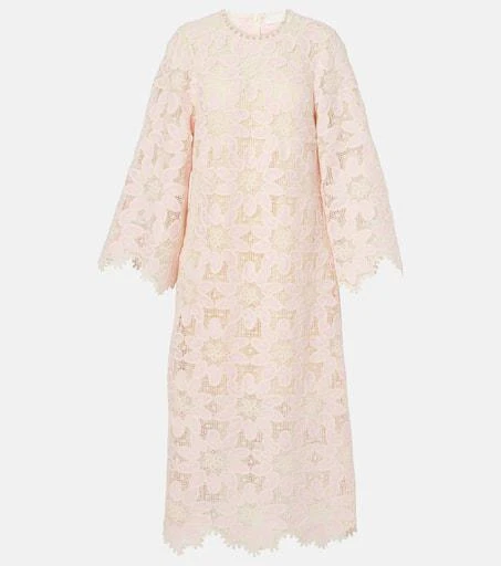 Zimmermann Ottie scalloped lace midi dress 1