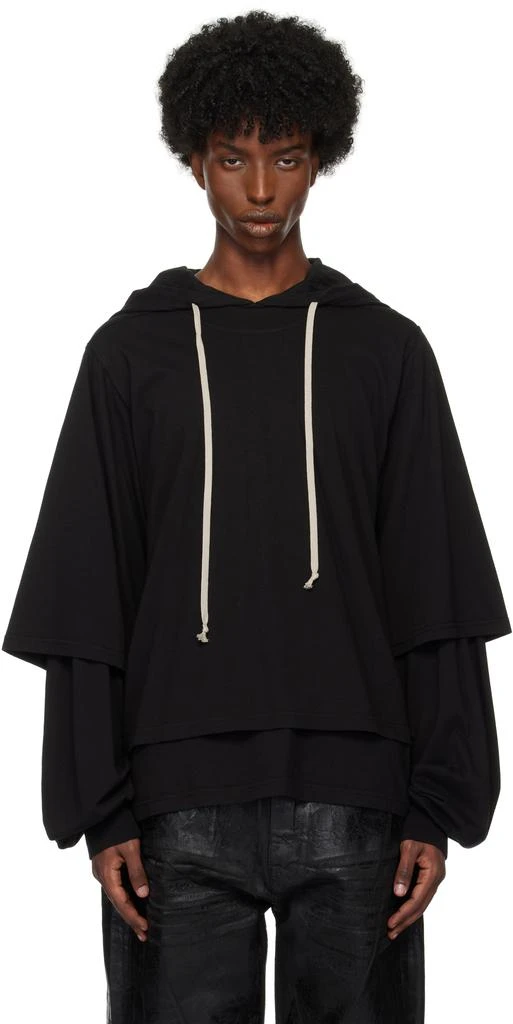 Rick Owens Black Porterville Hustler Hoodie 1
