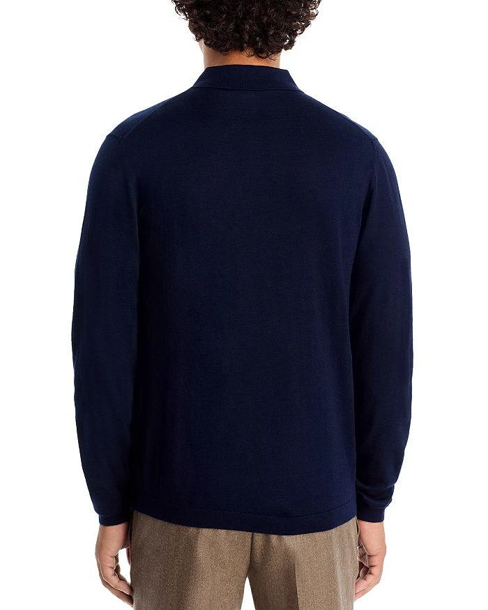 Jack Victor Redfern Merino Wool, Silk & Cashmere Polo Sweater 4