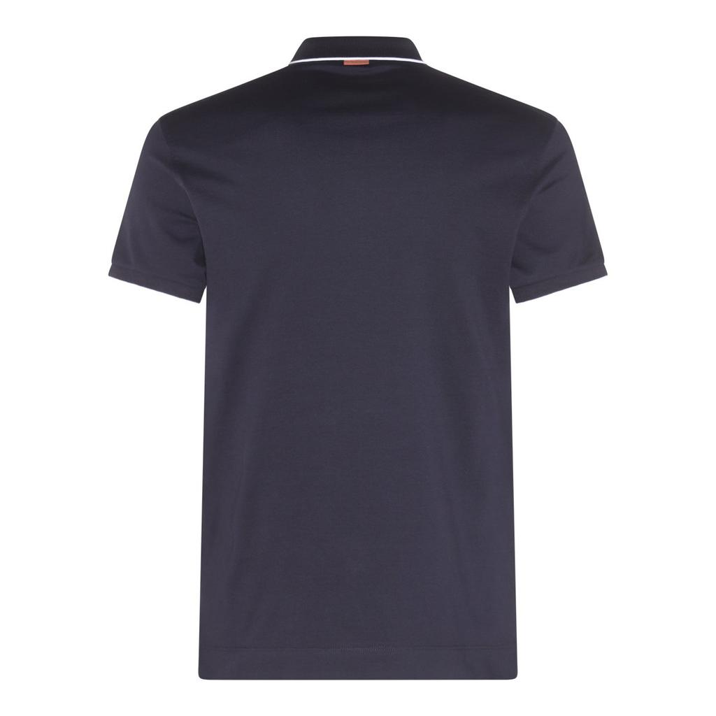 Zegna Zegna Logo Embroidered Short-Sleeved Polo Shirt