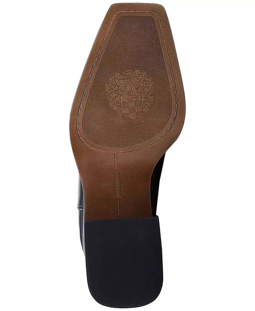 Vince Camuto Womens's Sangeti Snip-Toe Block-Heel Extra Wide-Calf Knee-High Boots 5