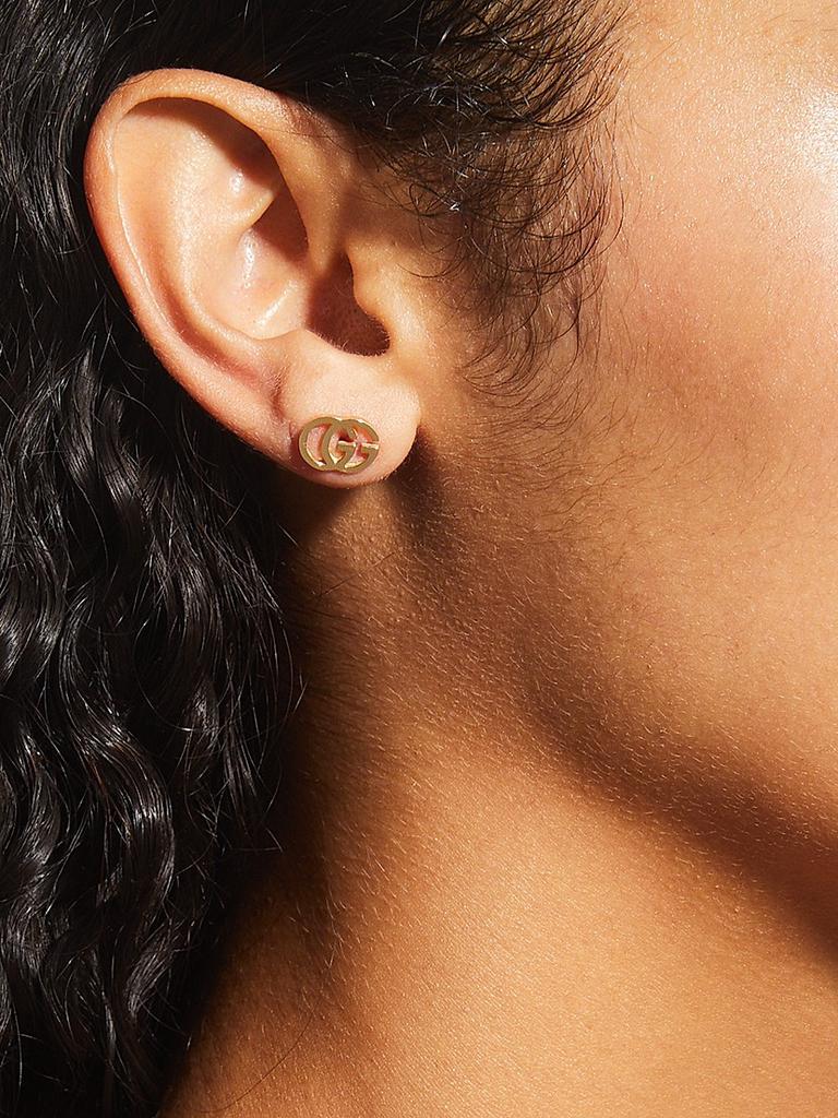 Gucci 18K Yellow Gold Double G Earrings