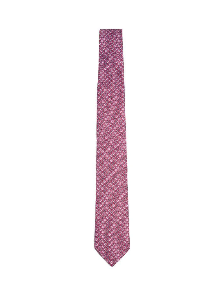 Salvatore Ferragamo FERRAGAMO | Red silk Tetris print tie |  | PZ