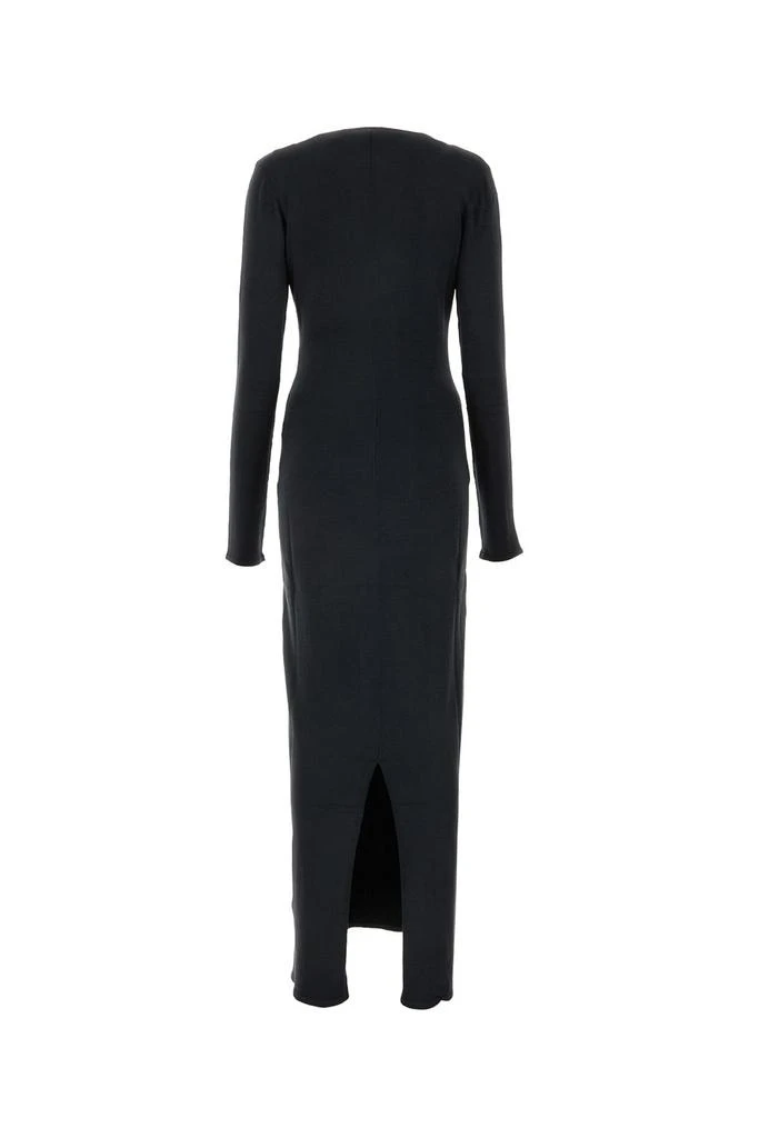 Magda Butrym Charcoal silk dress 1