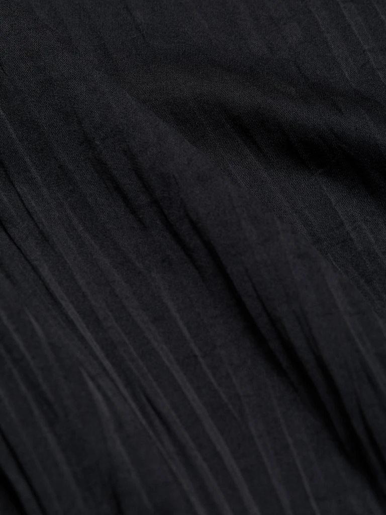 Vince Crushed Satin Mock turtleneck Top 4