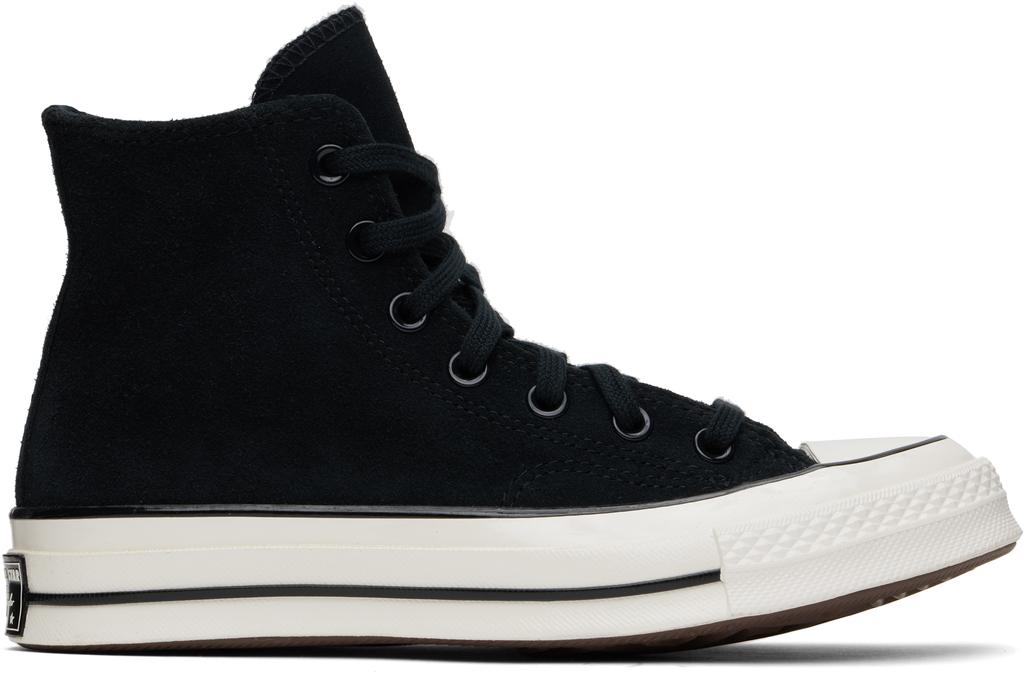 Converse Black Chuck 70 Heritage Suede Sneakers