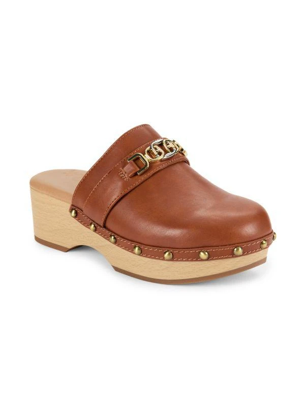 Sam Edelman Kaye Studded Faux Leather Platform Mules 2