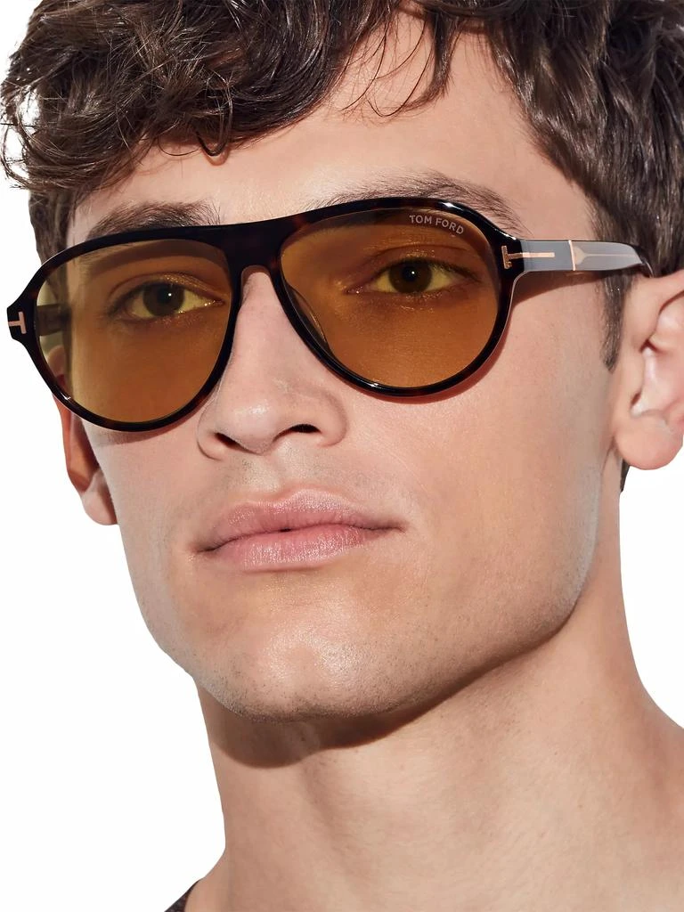 Tom Ford Quincy 59MM Pilot Sunglasses 2
