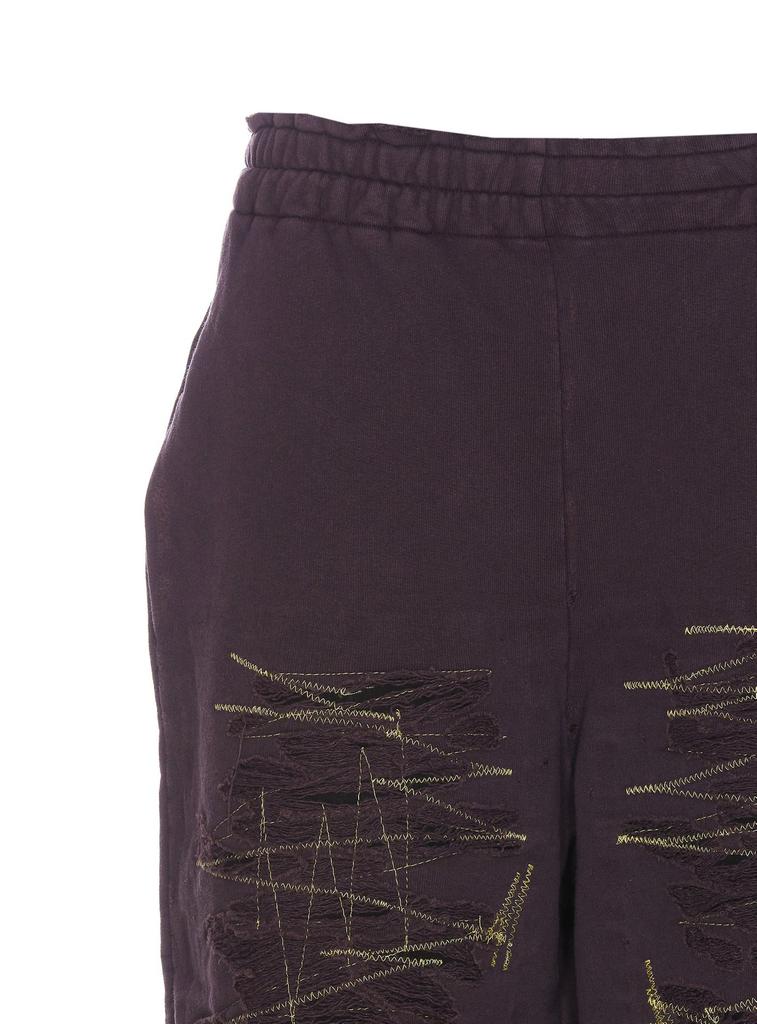 MM6 Maison Margiela Numbers-Motif Wide-Leg Track Pants – On