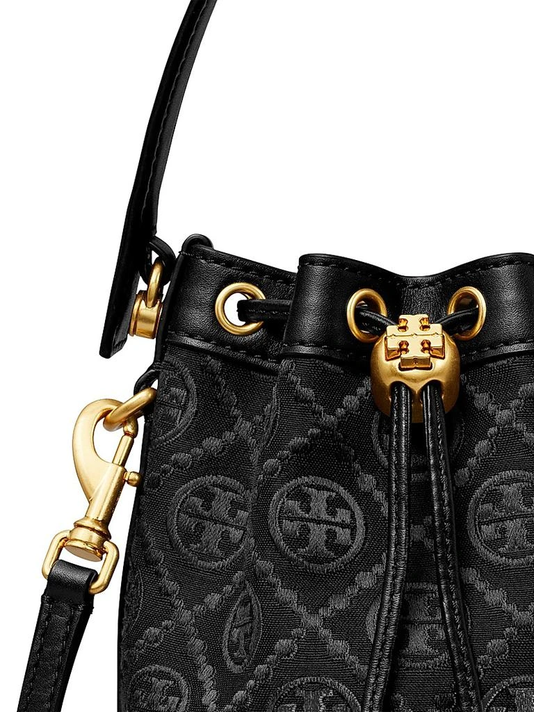 Tory Burch Mini T Monogram Bucket Bag 4