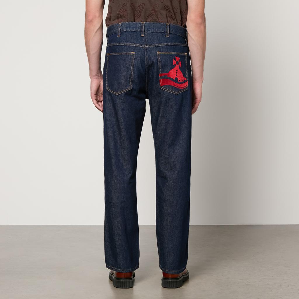 パンツ 00's Vivienne Westwood flare denim VIVIENNE WESTWOOD - Ray Denim High Waist Flared Wide Jeans