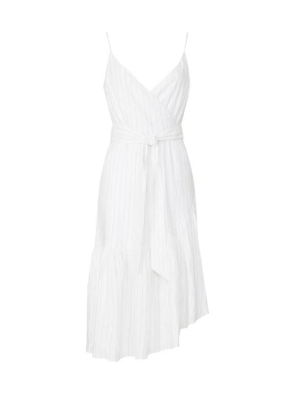 MARISSA WEBB Striped Asymmetric Midi Dress 4