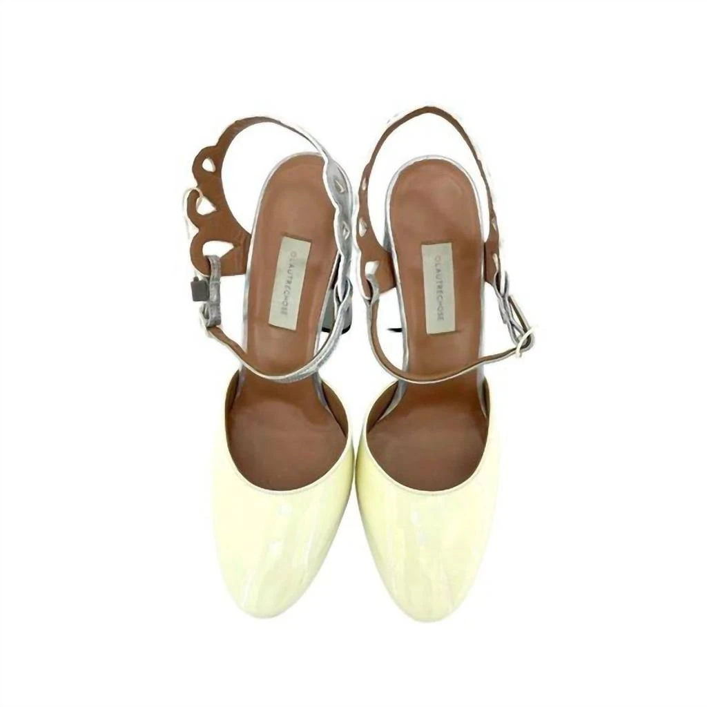 L'AUTRE CHOSE L'Autre Chose - Women's Vernice Lame Patent Leather Block Heel Pumps 5