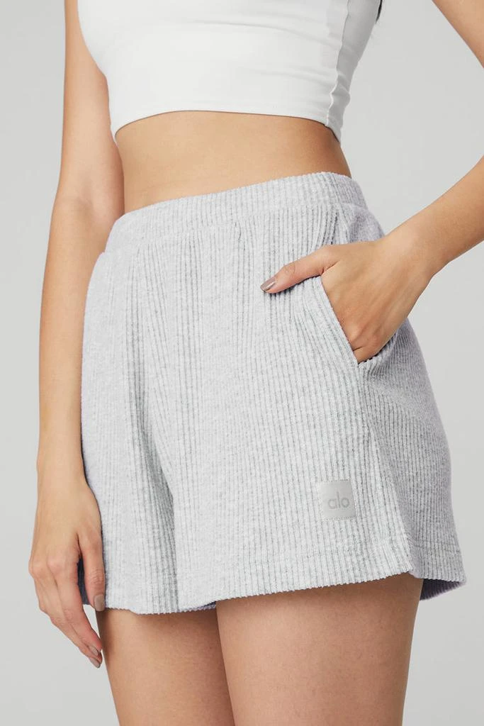 Alo Muse Short - Athletic Heather Grey 4