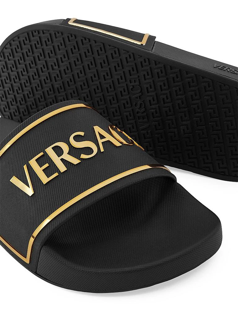 Versace Logo Slide Sandals 3
