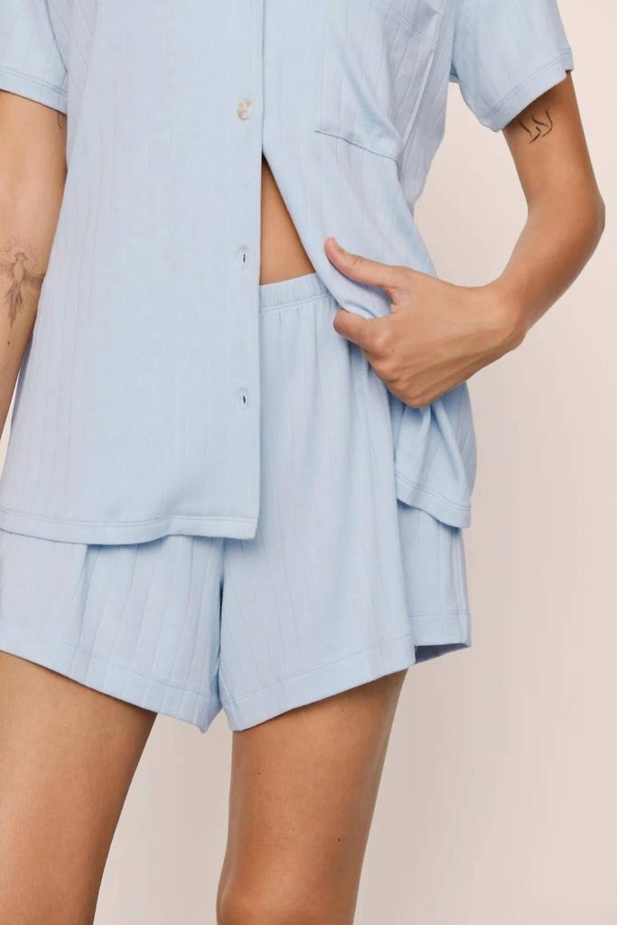 Eberjey Eberjey - Gisele Rib Relaxed Short Pajama Set