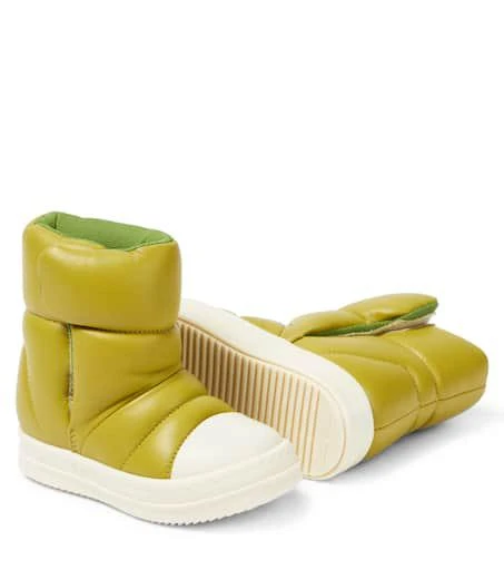 Rick Owens Puffer leather boots 5