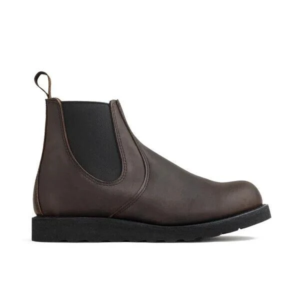 Red Wing Red Wing Classic 3191 Boots Men's US 8 Dark Brown Leather Pull On Ankle Chelsea 2