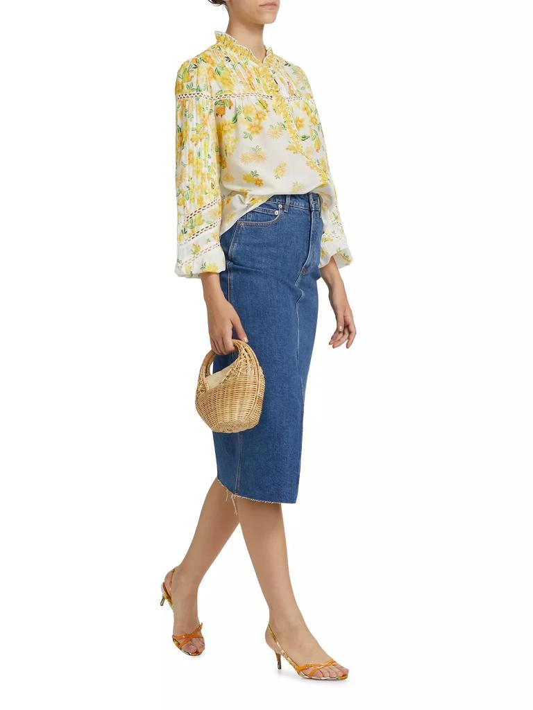 Farm Rio Azaleia Floral Cotton Blouse 2