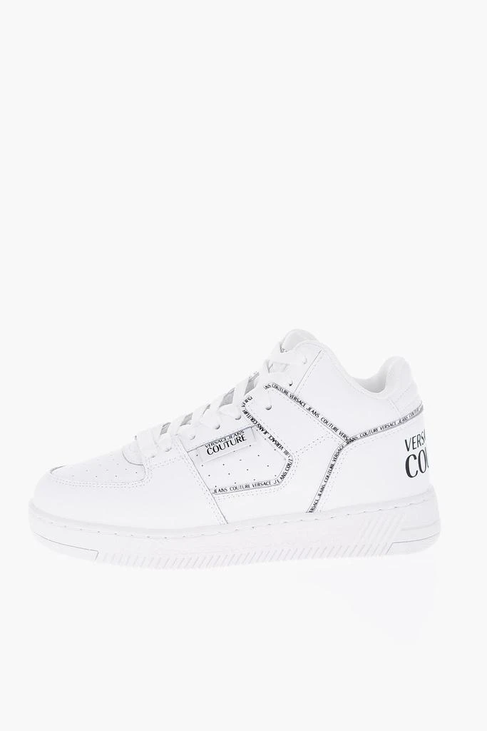 Versace Versace JEANS COUTURE Leather MEYSSA Sneakers with Printed Contrasti 2