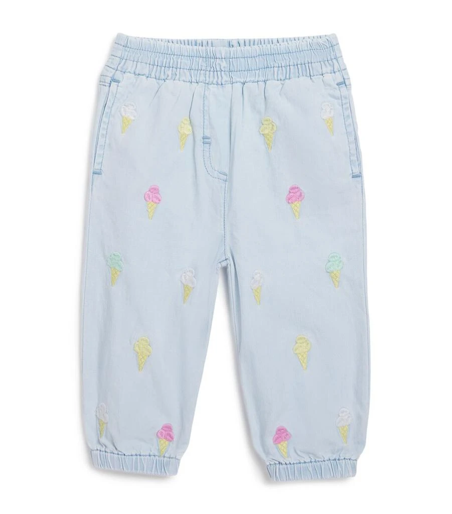 Stella McCartney Embroidered Ice Cream Jeans (3-36 Months) 1