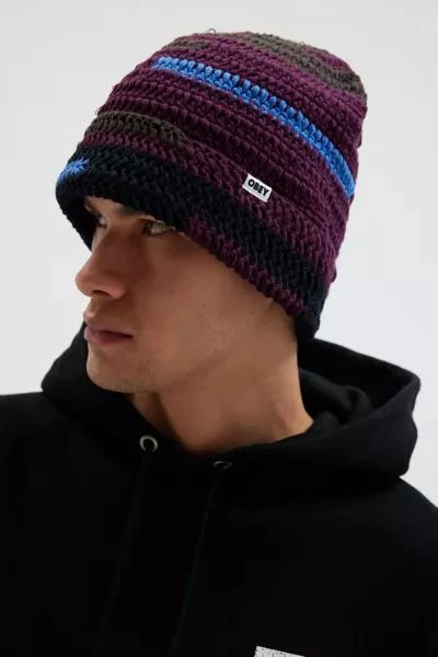 Obey OBEY Fairmount Crochet Beanie 1