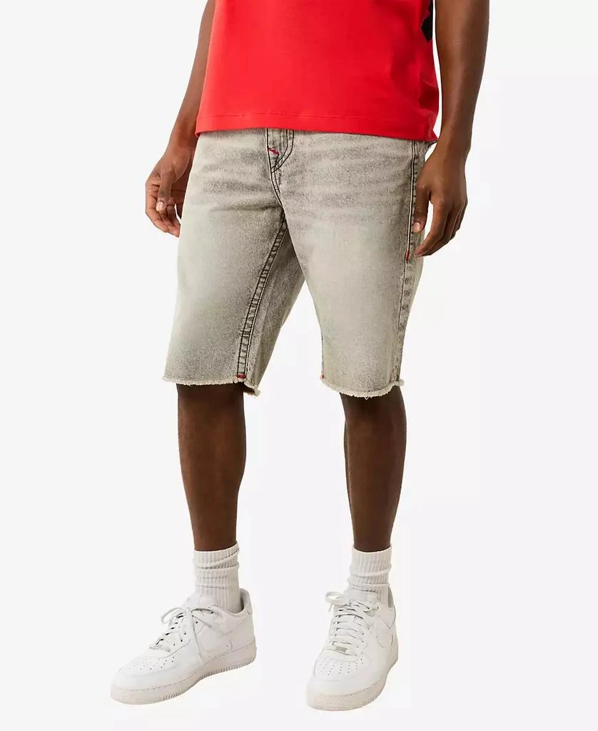 True Religion Men's Ricky Single Needle Flap Fray Hem Shorts 2