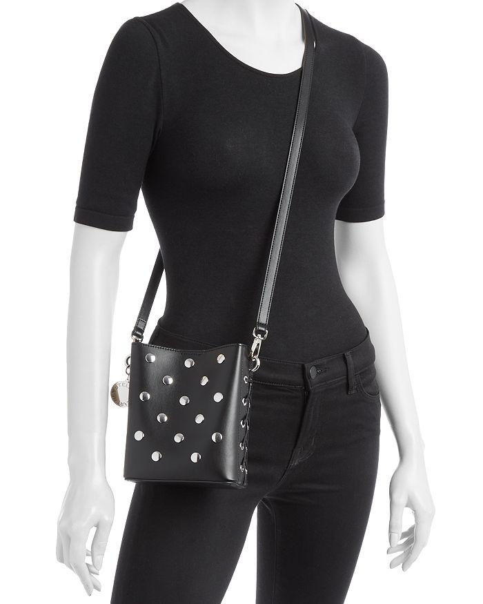 Stella McCartney Frayme Studded Bucket Bag