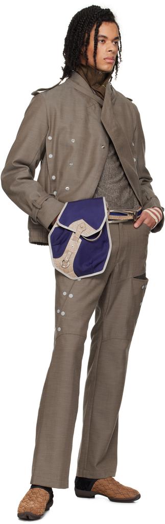 Shop Blue & Brown Solva Bag on Sale at BeyondStyle – Get 69