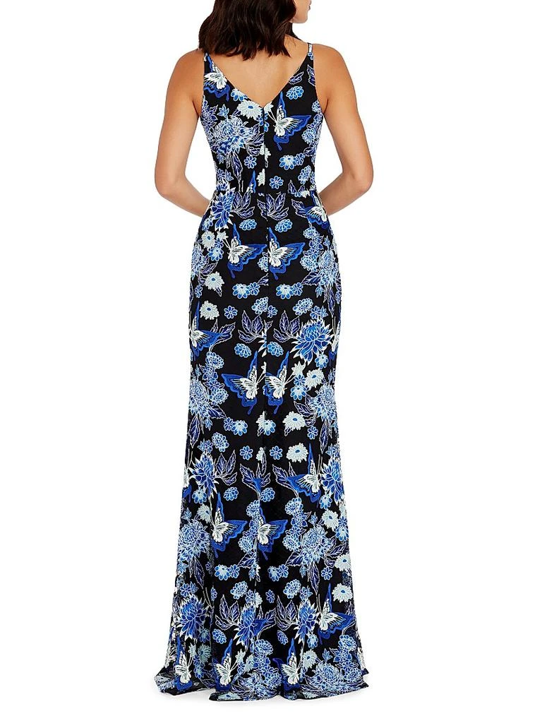 Dress The Population Sharon Floral Embroidered Mermaid Gown 5
