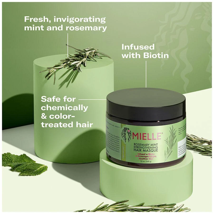 Mielle Organics Strengthening Hair Masque Rosemary Mint 8
