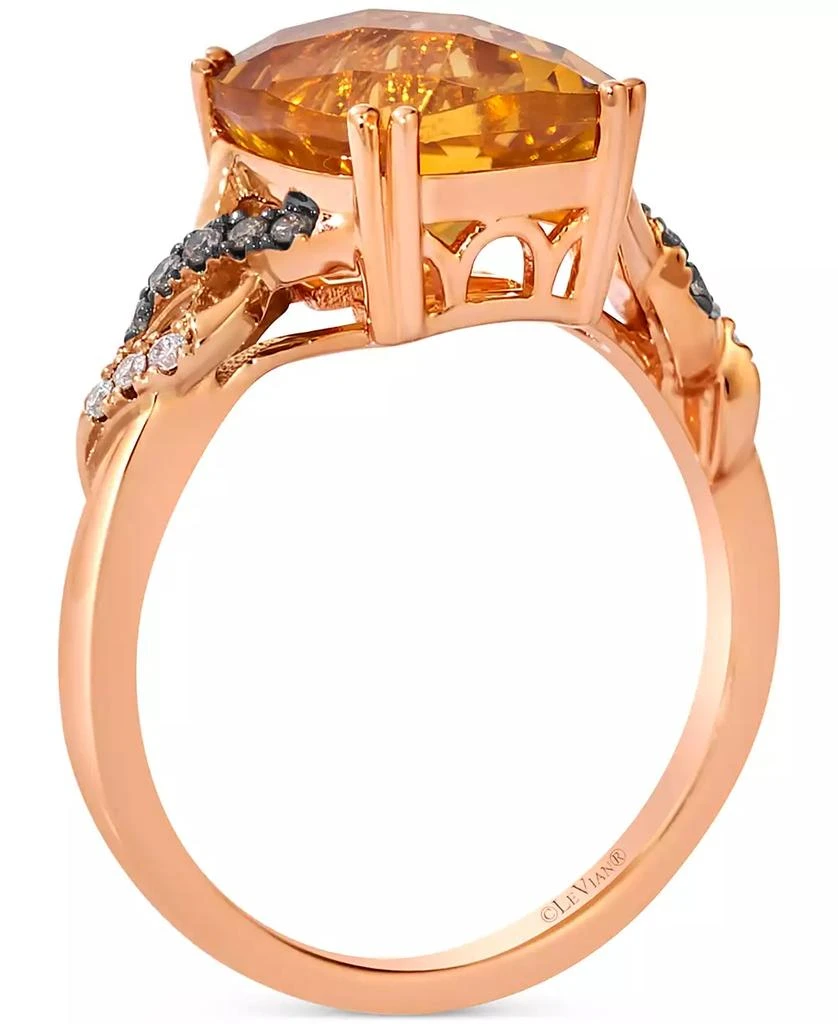 Le Vian Citrine (4 ct. t.w.) & Diamond (1/10 ct. t.w.) Statement Ring in 14k Rose Gold 2