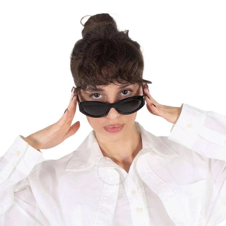 Celine Monochroms Grey Oval Ladies Sunglasses CL40288I 01A 56 2