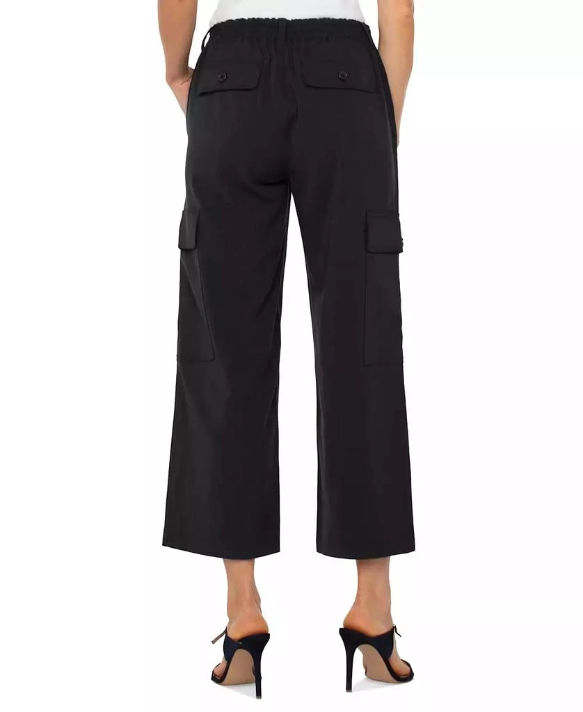 Liverpool Los Angeles Petite High-Rise Cropped Wide-Leg Pants 3