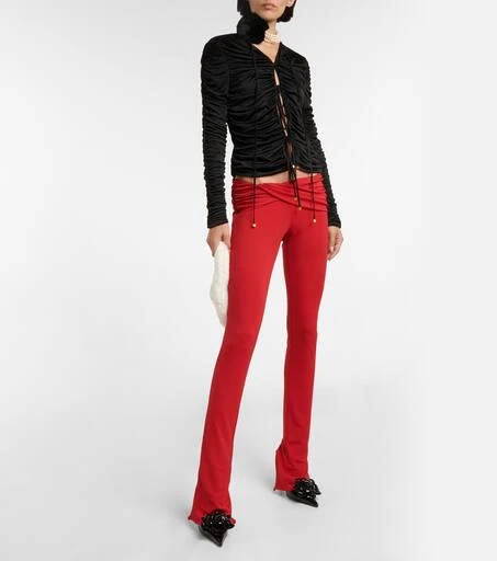 BLUMARINE Ruched self-tie top 2