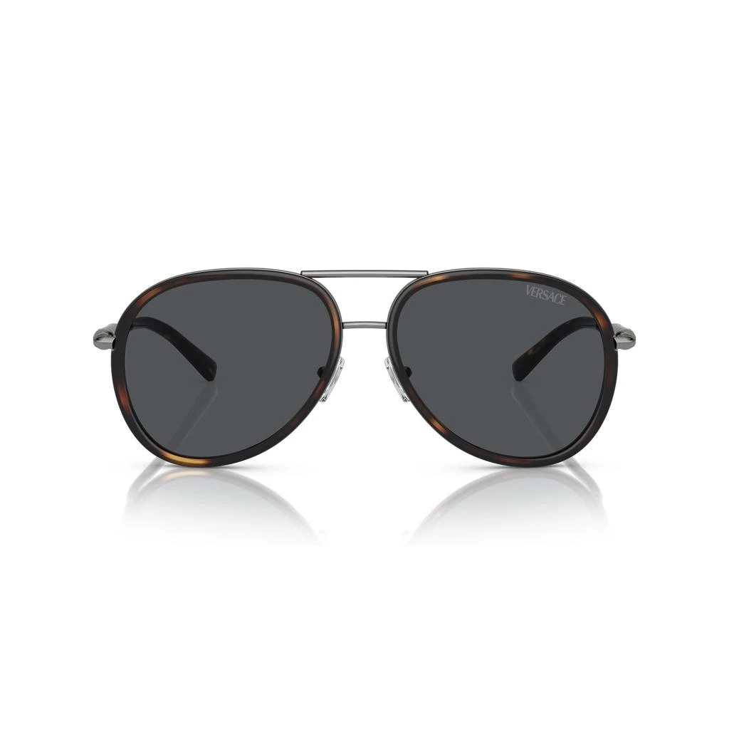 Versace VE 2260 100187 60mm Unisex Aviator Sunglasses 2